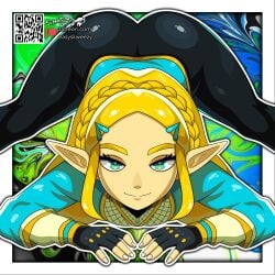 bent_over breath_of_the_wild easyskweezy female jack-o_pose nintendo princess_zelda the_legend_of_zelda