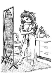 albedo_(comic) anthro breasts erma_felna female female_only indoors open_clothing solo speet standing tagme