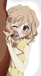 clothing cum hanasaku_iroha matsumae_ohana oral_sex tagme