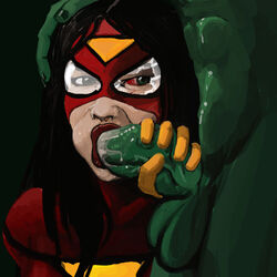 akarenti interspecies jessica_drew male marvel penis skrull spider-man_(series) spider-woman