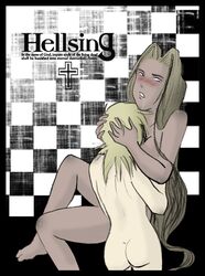 female hellsing integra_hellsing multiple_girls seras_victoria tagme yuri