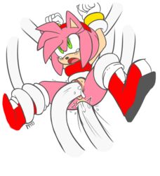 amy rose from sega by marthedog