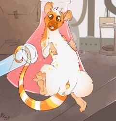 2019 animal_genitalia animal_vulva anus buckteeth erlenmeyer_flask female feral flask fuf fur genitals hi_res inside laboratory_equipment laboratory_glassware looking_at_viewer mammal murid murine notched_ear orange_body orange_fur quadruped rat rodent scientific_instrument sketch solo teeth whiskers white_body white_fur