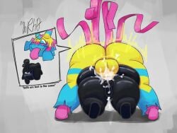 1boy 1futa 4:3 anal anal_sex ass blot_(dandy's_world) dandy's_world from_behind futa_is_bigger futa_on_male futanari huge_ass huge_balls huge_cock rh0mb0d00dles roblox roblox_game sex thick_thighs thighs yatta_(dandy's_world)