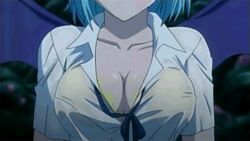 00s 1girl 1girls 2000s 2008 2d animated animated_gif anime_screencap bat_wings blue_hair bounce bouncing_breasts bra breasts cleavage clothed cyan_hair demon_girl demon_wings dress_shirt female female_only kurono_kurumu large_breasts lingerie loop lowres monster_girl rosario+vampire school_uniform schoolgirl screencap screenshot sexually_suggestive solo succubus unbuttoned underwear uniform wet_shirt wings yellow_bra