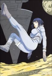 1girls ai_generated anime blue_hair boruto breasts byakugan eyes female female_only fit hair hyuuga_hinata naruto naruto_shippuden nsfw stickyai
