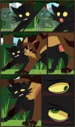 11oaksfall11 2025 animal_genitalia animal_penis ashfur_(thunderclan) balls black_body black_fur blue_eyes blush bodily_fluids brambleclaw_(warriors) brown_body brown_fur clenched_teeth comic daughter_(lore) digital_drawing_(artwork) digital_media_(artwork) domestic_cat duo erection father_(lore) father_and_child_(lore) father_and_daughter_(lore) felid feline feline_genitalia feline_penis felis female female_penetrated feral feral_on_feral feral_penetrated feral_penetrating feral_penetrating_feral forced fur genital_fluids genitals grass green_eyes grey_body grey_fur hi_res hollyleaf_(warriors) incest_(lore) male male/female male_(lore) male_penetrating mammal open_mouth parent_(lore) parent_and_child_(lore) parent_and_daughter_(lore) penetration penile penile_penetration penile_spines penis plant possession questionable_consent sex surprised tail tears teeth tree until_they_like_it vaginal_penetration vulva warriors_(book_series) watermark yellow_sclera