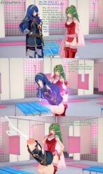 1futa 2girls 3d balls blue_hair cock_transformation cum ejaculation english_text female fire_emblem fire_emblem_awakening futanari green_hair huge_balls huge_cock hyper hyper_penis intersex koikatsu lucina_(fire_emblem) nintendo penis penis_transformation tagme text tiki_(fire_emblem) tiki_(fire_emblem)_(adult) transformation werecock xavierhuge