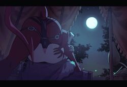 2girls animated artist_request baldur's_gate_3 dungeons_and_dragons fireflies forgotten_realms half_elf karlach large_ass moon moonlight outdoor_sex shadowheart strap-on tiefling tiefling_girl yuri