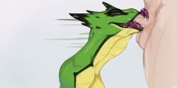 anthro anthro_penetrated athletic_female deadlock deep_throat deepthroat duo fellatio female female_anthro female_on_human female_penetrated genitals green_body green_scales hi_res human human_on_anthro human_penetrating human_penetrating_anthro humanoid_genitalia humanoid_penis interspecies light-skinned_male long_neck long_tongue male male/female male_human male_penetrating male_penetrating_anthro male_penetrating_female mammal neck_bulge oral oral_penetration penetration penile penis reptile scales scalie sex side_view snake soapydraws tongue tongue_out tonguejob valve vyper_(deadlock) yellow_eyes