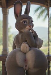 1girls ai_generated ai_video animated anthro anus ass_clapping ass_focus asshole back_view bbw big_ass big_breasts bonnie_hopps bouncing_ass bouncing_breasts bunny bunny_girl bunny_tail chubby chubby_female disney fat fat_ass female from_behind furry furry_female grey_fur looking_at_viewer looking_back mature mature_anthro mature_female milf nude plump pussy pussy_peek seductive shortstack solo tagme tail vagina video vlrgromns vulva zootopia zootropolis