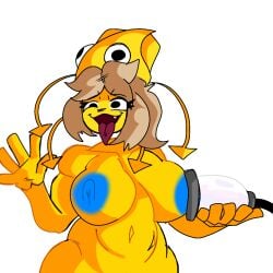 1girls areolae artist_request breasts layunu maui_(layunu) milking_machine nipples nude roblox roblox_avatar robloxian source_request tagme
