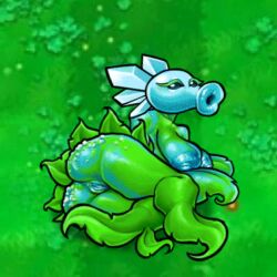 1girls 2d 2d_animation accurate_art_style animated big_breasts blue_areola blue_areolae blue_nipples curvy_body curvy_female curvy_figure elemental_creature elemental_humanoid female_focus female_only flora_fauna huge_breasts ice ice_elemental laying laying_on_grass laying_on_side leaf_clothing leaf_skirt long_eyelashes looping_animation mob_face plant_girl plant_humanoid plantie plants_vs_zombies presenting_ass presenting_pussy puffy_lips seductive_eyes seductive_look snow_pea_(pvz) solo solo_female thick_thighs waneczka228 wide_hips