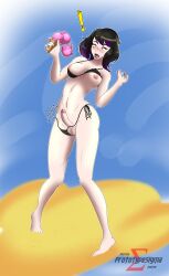 1futa 1girls 2d_(artwork) accident accidental_exposure beach beach_background bikini bikini_bottom bikini_top black_and_purple_hair black_hair breasts cock embarrassed exposed_breasts futa_only futanari goth goth_girl gothic gothic_futa green_eyes ice_cream ice_cream_cone light-skinned_female penis prototypesigma purple_hair shiny_balls snapped_bikini sudden_erection trans_woman transfem transgender transgender_woman transgender_woman_(lore) veronica_(anonymousrum) wardrobe_malfunction white_penis