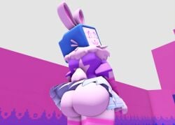 1girls 1woman 3d 3d_model big_ass bunny bunny_ears bunny_girl bunny_tail female furry furry_female furry_only huge_ass litemeows melanie_(regretevator) no_panties no_underwear pastel_colors paws pose posing posing_for_picture regretevator render rendered roblox roblox_game roblox_studio robloxian scameows self_upload showing_ass showing_off showing_off_ass skirt skirt_lift skirt_up solo tagme useless_clothing