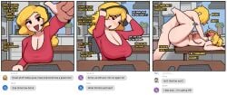 1boy 1girls 2d accidental_exposure english_text female female_penetrated incest light-skinned_female light-skinned_male light_skin mob_face mother mother_and_son naked naked_female naked_male nude nude_female nude_male older_female older_female_and_younger_male original original_character penetration sex text uniimom working younger_male younger_penetrating_older