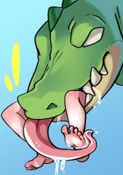 absurd_res anthro claws fatal_vore femboy genitals hezeeart hi_res human human_on_anthro interspecies mammal penetration penis predator/prey scalie sex vore