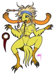 anthro anthro_only chocobo final_fantasy final_fantasy_x final_fantasy_x-2 ivanks rikku tagme