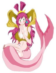 1futa balls bottomless breasts cleavage curvy da_erkka erection futa_only futanari futanari_mermaid huge_balls huge_breasts hyper hyper_penis intersex mermaid mermaid_giantess nightmare_fuel one_piece penis shirahoshi what