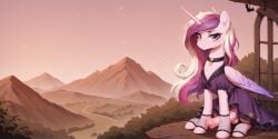 ai_generated alicorn dress erection futa_only futanari greesys halloween horsecock looking_at_viewer my_little_pony pony princess_cadance_(mlp) stockings tagme