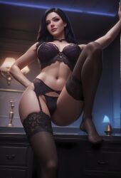 yennefer from the witcher (series) by elen1art