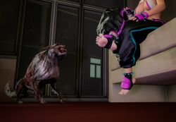 canine genitals juri_han pseudodog s.t.a.l.k.e.r. street_fighter tagme zoophilia