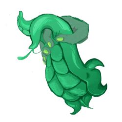 alien_genitalia alien_penis color colored homestuck male masturbation no_character non-human non-human_only penis tentabulge tentabulgez tentacle tentacle_penis zero_pictured