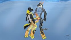 anthro clothing duo flippers hi_res kronas latex latex_clothing latex_skinsuit male male/male male_only reiikz_(artist) scuba_gear sex skinsuit synth_(vader-san) tekusp tight_clothing underwater underwater_sex water