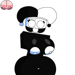 artist_bondagegf bondage breasts character exploit jester_hat minstlu oc original roblox_bondage script white_eyes xester