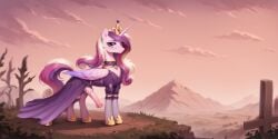 ai_generated alicorn dress erection futa_only futanari greesys halloween horsecock looking_at_viewer my_little_pony pony princess_cadance_(mlp) stockings tagme