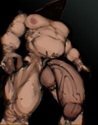 abs balls big_balls big_pecs big_penis cock_ring completely_nude completely_nude_male huge_cock male male_focus male_only monster muscular muscular_male nipples nude nude_male onionsouls pecs penis pyramid_head silent_hill silent_hill_2 solo solo_male veiny_penis