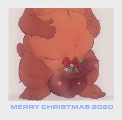 1boy 2020 5_toes animated anthro bear big_belly brown_penis chief_(zonkpunch) christmas chubby chubby_male english english_text erection faceless faceless_male fat foreskin fur furry furry_only glans large_penis male male_only merry_christmas mistletoe mistletoe_above_penis motion_tweening mp4 navel no_sound original otter penis precum precum_drip red_ribbon ribbon tail text thick_penis throbbing throbbing_balls throbbing_penis uncensored veiny veiny_penis video zonkpunch