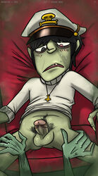 2011 annie-mae gorillaz male_only murdoc_niccals tagme upside_down_cross