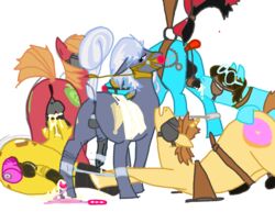 big_macintosh_(mlp) carrot_cake_(mlp) donut_joe_(mlp) friendship_is_magic hoity_toity_(mlp) male male_only my_little_pony smooth_skin