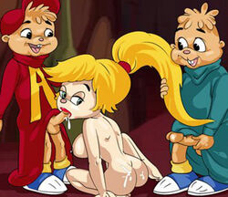 alvin_and_the_chipmunks alvin_seville anthro brittany_miller chipettes theodore_seville