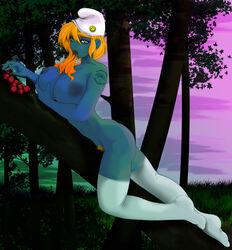 blue_skin dandelion smurfette tagme the_smurfs thighhighs