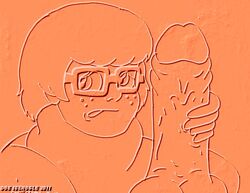 doc_icenogle hanna-barbera monochrome penis scooby-doo tagme velma_dinkley