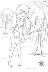 adventure_time breasts coldfusion guitar marceline nude white_background