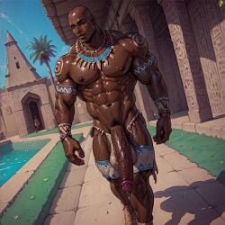 1boy ai_generated big_penis dark-skinned_male dark_skin female halfhide solo