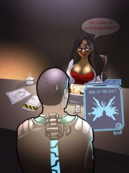 2011 cleavage dead_space glasses isaac_clarke labcoat shia_(artist)