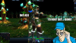 2d crossover female heroes_of_newerth male scout scout_(team_fortress_2) tagme team_fortress_2 text