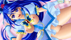 clothing cure_aqua dress magical_girl medium_breasts minazuki_karen no_panties onoe pretty_cure yes!_precure_5