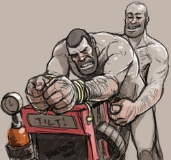 engineer engineer_(team_fortress_2) gay kgbigelow male male_focus male_only soldier soldier_(team_fortress_2) tagme team_fortress_2