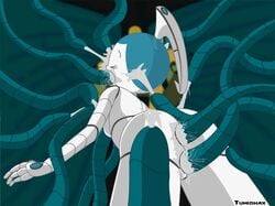 2d female humanoid jenny_wakeman mechanical_tentacles my_life_as_a_teenage_robot robot robot_girl robot_humanoid sex_machine smooth_skin tagme tentacles tumiohax