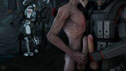 2017 3d advent alien armor averyhyena balls big_penis clothed clothing duo erection exhibitionism foreskin frottage frotting gay handjob helmet hi_res interspecies male masturbation nude penis public sectoid sex source_filmmaker thin ugly_man uncut video_games x-com yaoi