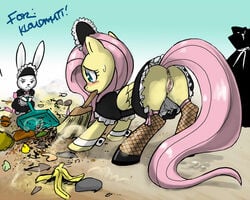 angel_bunny fluttershy_(mlp) friendship_is_magic john_joseco my_little_pony smooth_skin