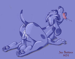 2011 anthro ass blue's_clues blue_(blue's_clues) breasts canine cum dildo female female_focus female_only furry nickelodeon penis sean_blackthorne sex_toy tongue tongue_out