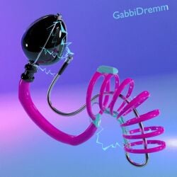 3d artist_name bondage buttplug cage cbt chastity chastity_cage chastity_device concept concept_art creative_chastity demonstration device electricity electrostimulation expanding gabbidremm gif locktober plug sex_toy sounding sounding_rod urethral_penetration