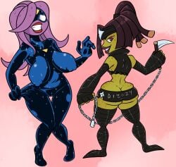 alien awesomenauts coco_nebulon cosplay dizzy empowered empowered_(series) huge_ass huge_breasts ninjette terrible_the_drawfag