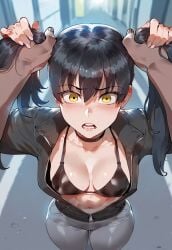 ai_generated anal bad_tag deepthroat en'en_no_shouboutai enen_no_shouboutai fire_force flarekiss hardcore kotatsu_tamaki petite ponytail pulling_hair yellow_eyes